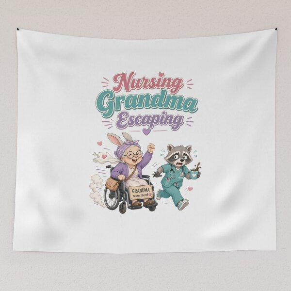 Item preview, Nursing Grandma Escaping | Funny Dementia Caregiver Humor Shirt designed and sold by justsuestudio.