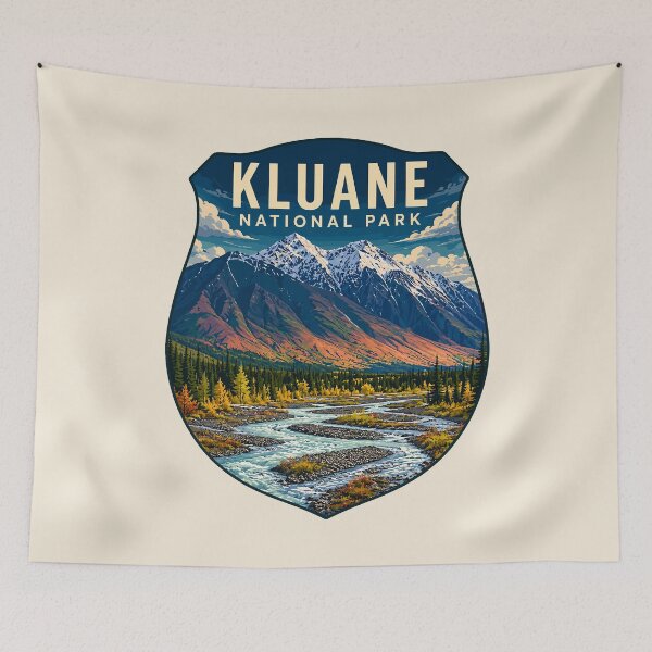 Item preview, Kluane National Park | Yukon Canada Mountain Adventure Design designed and sold by Gideon Emmerich.