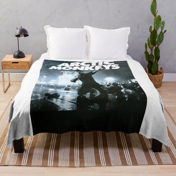 Item preview, Live Concert Arctic Monkeys Black and White Vintage Poster designed and sold by feralgakumso.