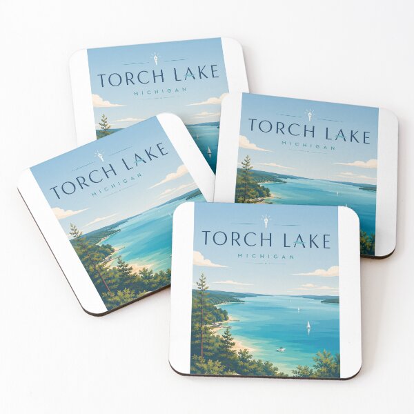 Item preview, Torch Lake Michigan Turquoise Waters of Antrim County designed and sold by Aryabek.