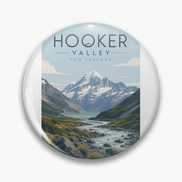 Item preview, Hooker Valley New Zealand beneath Aoraki Mount Cook designed and sold by Aryabek.