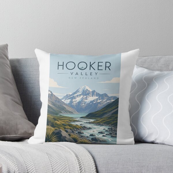 Item preview, Hooker Valley New Zealand beneath Aoraki Mount Cook designed and sold by Aryabek.