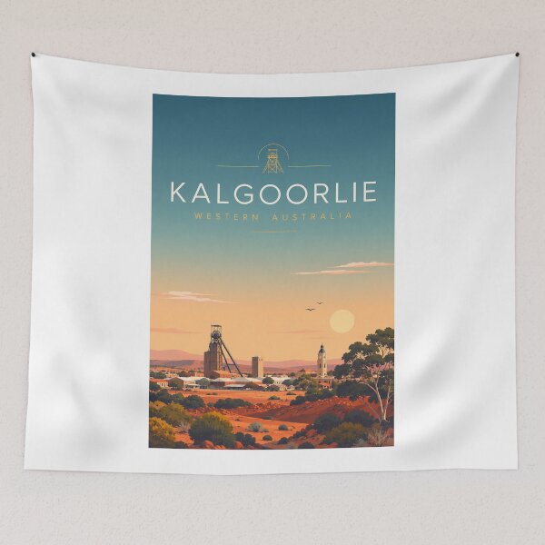 Item preview, Kalgoorlie Western Australia Goldfields Mining Heritage designed and sold by Aryabek.