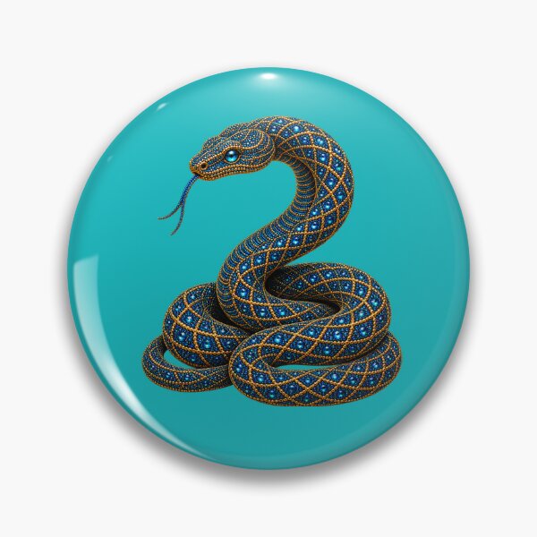Item preview, Serpiente de joyas azules | Serpiente de oro zafiro designed and sold by BriellaFashion.