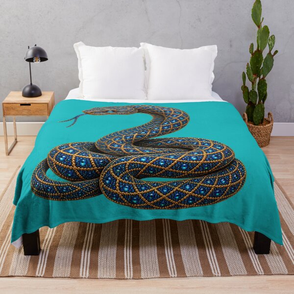 Item preview, Blue Jeweled Snake | Sapphire Gold Serpent designed and sold by BriellaFashion.
