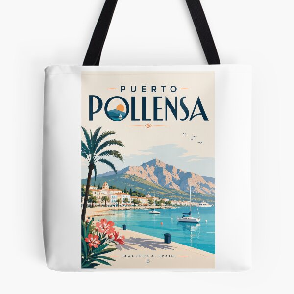 Item preview, Puerto Pollensa Mallorca Spain beneath Serra de Tramuntana designed and sold by Aryabek.