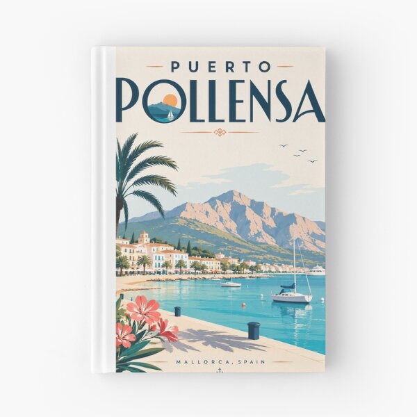 Item preview, Puerto Pollensa Mallorca Spain beneath Serra de Tramuntana designed and sold by Aryabek.