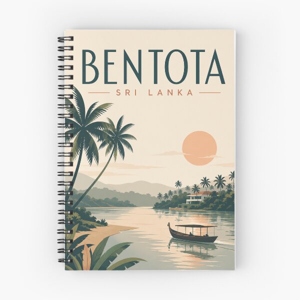 Item preview, Bentota Sri Lanka Tropical River and Southern Coastal Landscape designed and sold by Aryabek.
