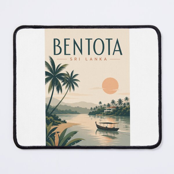 Item preview, Bentota Sri Lanka Tropical River and Southern Coastal Landscape designed and sold by Aryabek.