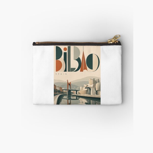 Item preview, Bilbao Spain with Guggenheim Museum and La Salve Bridge designed and sold by Aryabek.