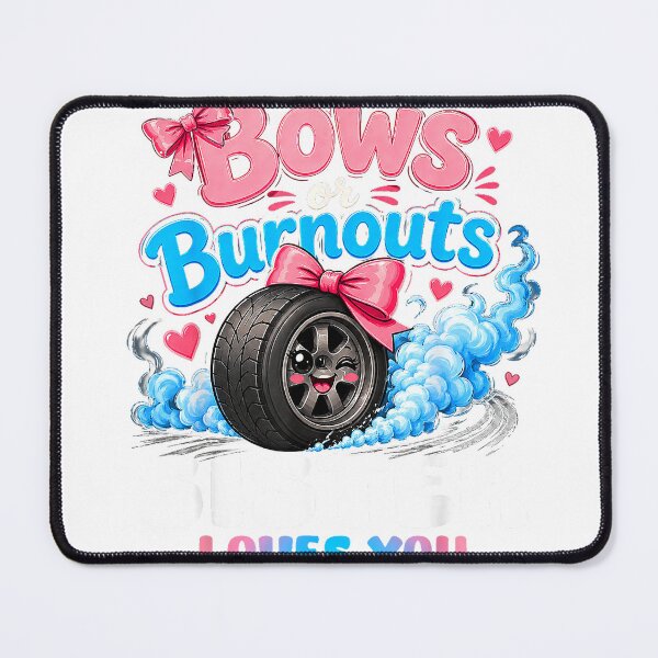 Item preview, Burnouts Or Bows Gender Reveal Party Announcement Sister T-Shirt designed and sold by all-shp.