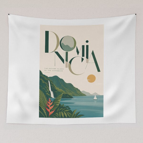 Item preview, Dominica Caribbean Mountains and Tropical Waterfalls designed and sold by Aryabek.