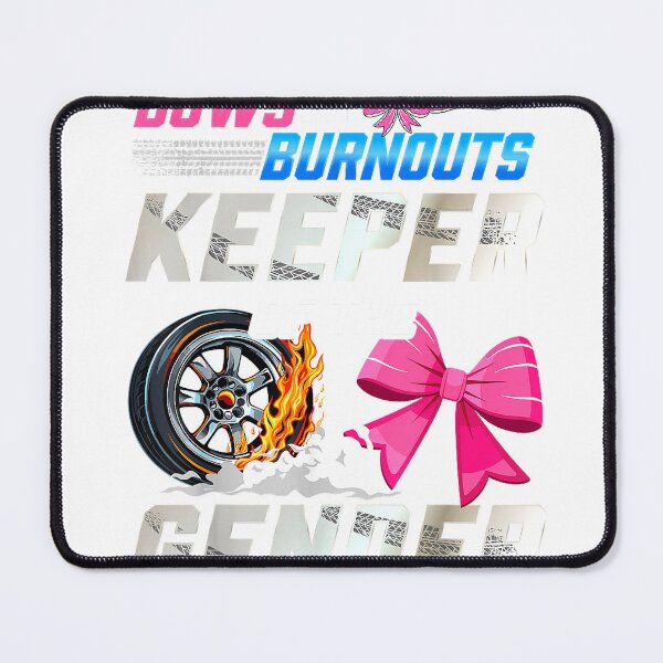 Item preview, Burnouts Or Bows Gender Reveal Party Keeper of The Gender T-Shirt designed and sold by VibeCrafteria.
