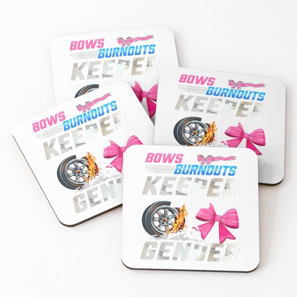 Item preview, Burnouts Or Bows Gender Reveal Party Keeper of The Gender T-Shirt designed and sold by VibeCrafteria.