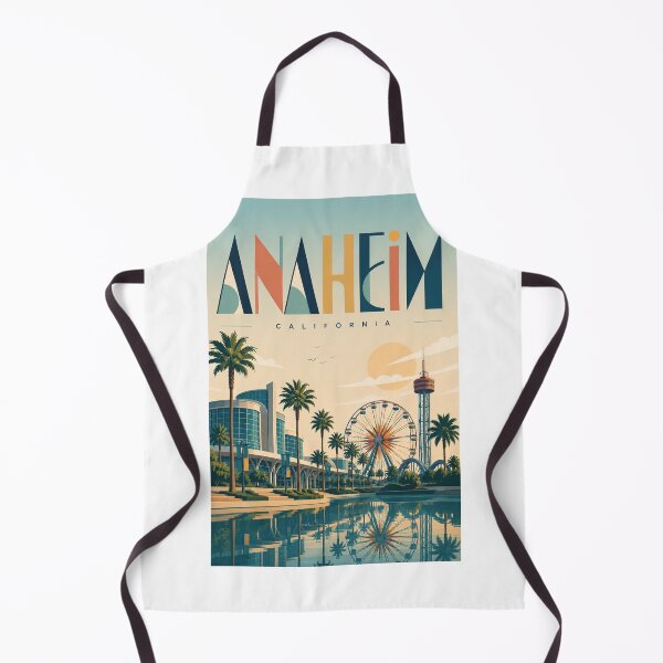 Item preview, Anaheim California with Disneyland Resort and Orange County Landmarks designed and sold by Aryabek.