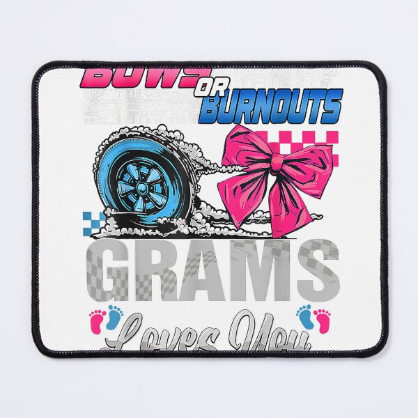 Item preview, Burnouts or Bows Grams Loves You Gender Reveal Party T-Shirt designed and sold by Cafe18.