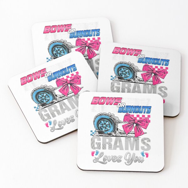 Item preview, Burnouts or Bows Grams Loves You Gender Reveal Party T-Shirt designed and sold by Cafe18.