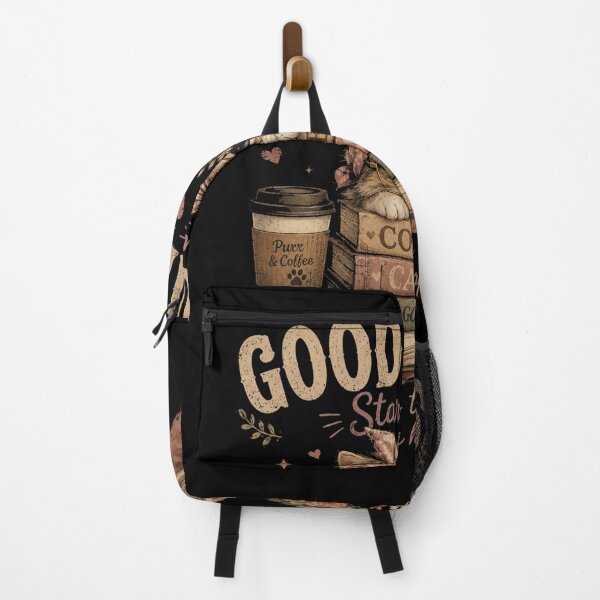 Item preview, Good Days Start With Coffee Cats & A Good Book designed and sold by GenZFashion000.