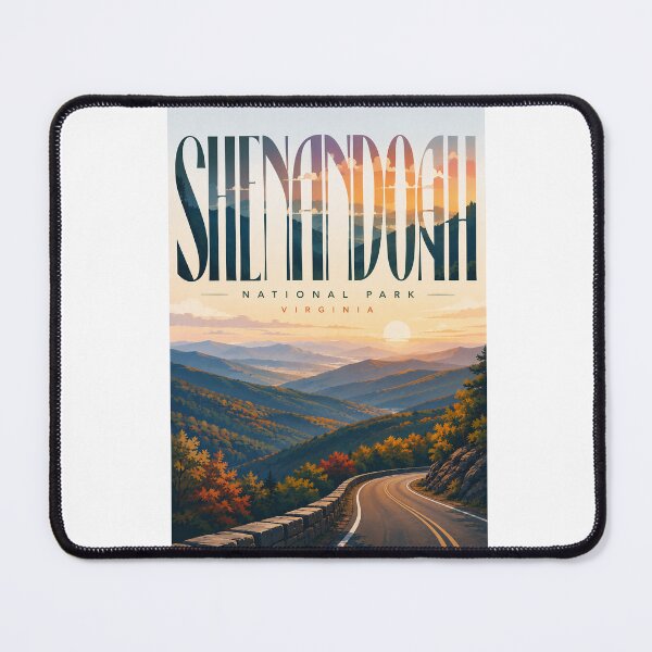 Item preview, Shenandoah National Park Virginia with Skyline Drive and Blue Ridge Mountains designed and sold by Aryabek.