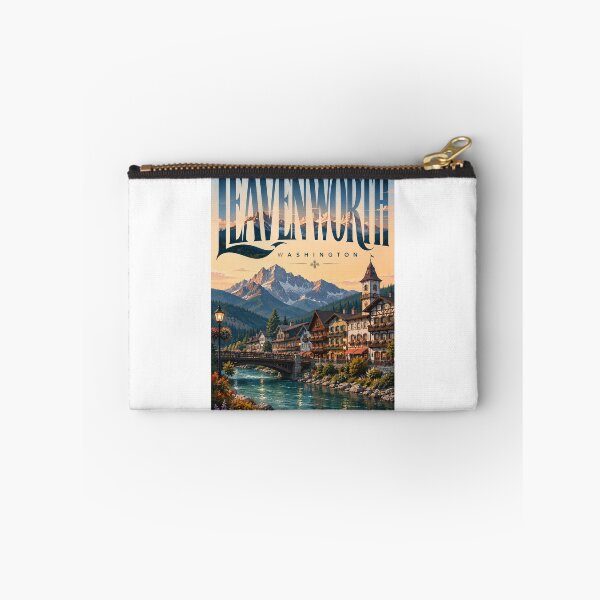 Item preview, Leavenworth Washington Cascade Mountains Alpine Village River Valley designed and sold by Aryabek.
