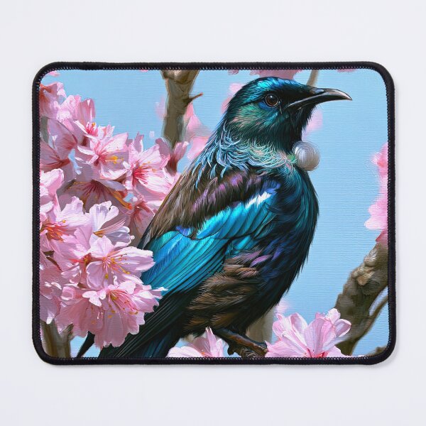 Item preview, Tui and cherry blossoms designed and sold by TheOosh.