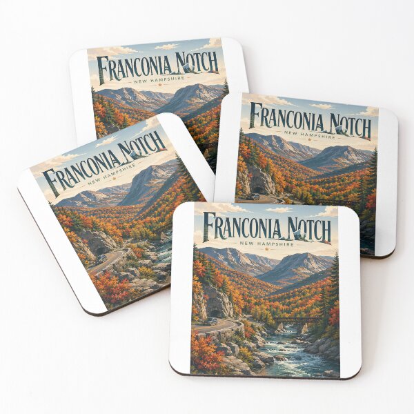 Item preview, Franconia Notch New Hampshire White Mountains Autumn Valley designed and sold by Aryabek.