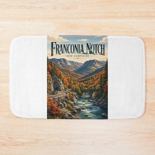 Item preview, Franconia Notch New Hampshire White Mountains Autumn Valley designed and sold by Aryabek.