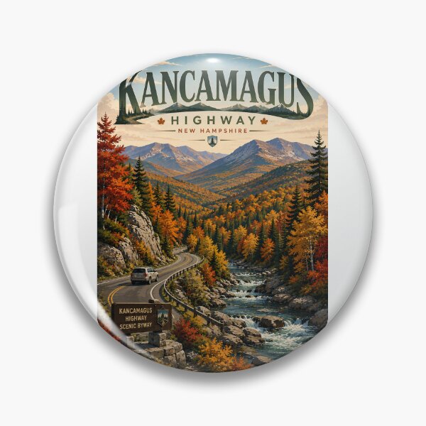 Item preview, Kancamagus Highway New Hampshire White Mountains Fall Foliage designed and sold by Aryabek.