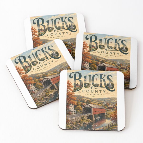 Item preview, Bucks County Pennsylvania Covered Bridge and Delaware Valley Countryside designed and sold by Aryabek.