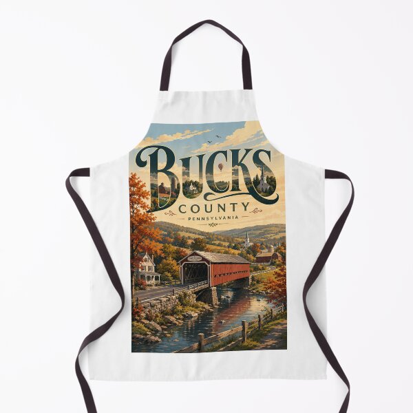 Item preview, Bucks County Pennsylvania Covered Bridge and Delaware Valley Countryside designed and sold by Aryabek.
