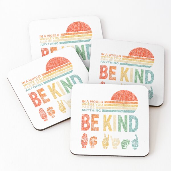 Item preview, Be Kind Sign Language T Shirts for Women Men Vintage Inspirational Kindness Tees designed and sold by MixyMugs.