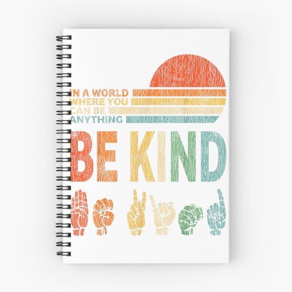Item preview, Be Kind Sign Language T Shirts for Women Men Vintage Inspirational Kindness Tees designed and sold by MixyMugs.