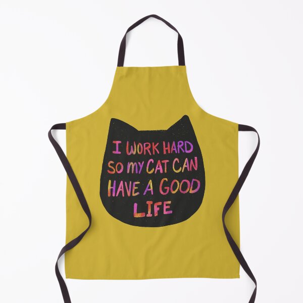 Item preview, Work Hard For My Cat designed and sold by Stephanie McRae.