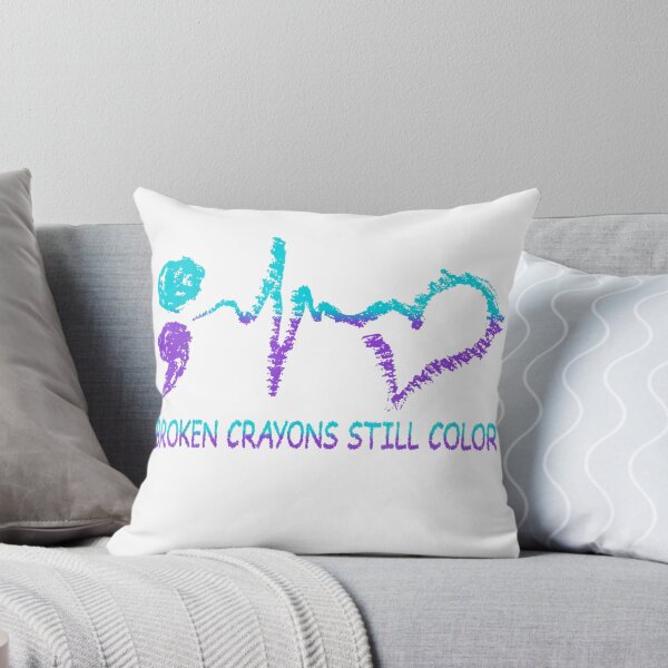 Item preview, Broken Crayons Still Color Suicide Prevention Mental Health T-Shirt designed and sold by NERD-AI.