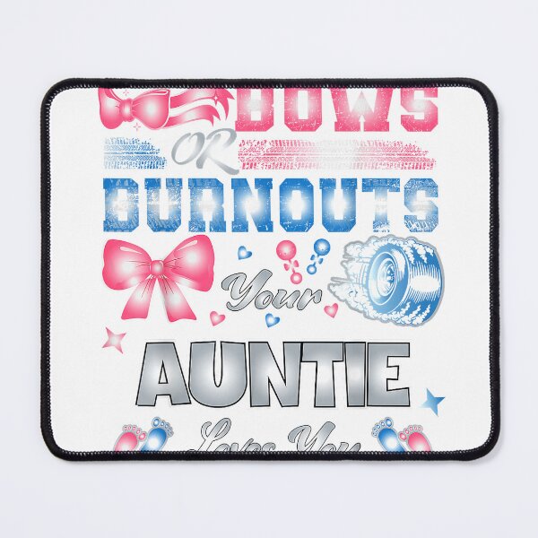 Item preview, Bows Or Burnouts Your Auntie Loves You Gender Reveal Party T-Shirt designed and sold by MaLhari-Market.