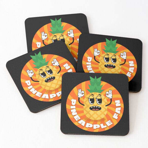 Item preview, Pineapple Pop Sticker Cute 30s Vintage Cartoon Graphic designed and sold by Whdesign4.