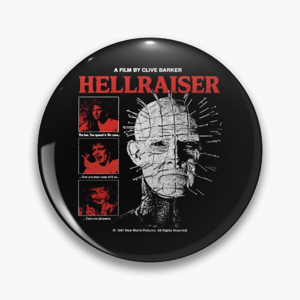 Item preview, Hellraiser Pinhead Retro 80s Horror Movie designed and sold by JsWoot.