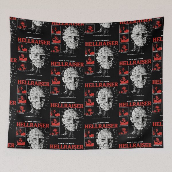 Item preview, Hellraiser Pinhead Retro 80s Horror Movie designed and sold by JsWoot.