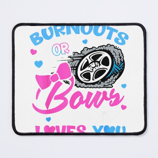 Item preview, Burnouts or Bows Auntie Loves You Gender Reveal Pink or Blue T-Shirt designed and sold by shop-insider.