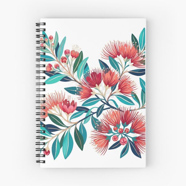 Item preview, Vibrant Pōhutukawa Botanical Art designed and sold by ToiKiri.