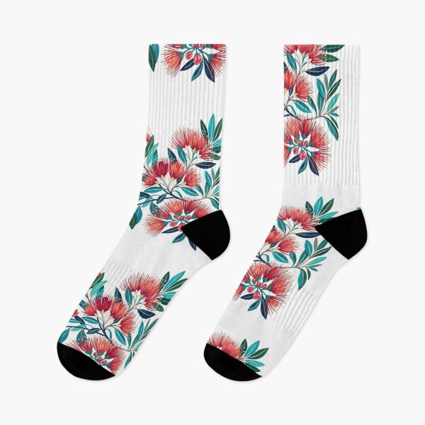 Item preview, Vibrant Pōhutukawa Botanical Art designed and sold by ToiKiri.