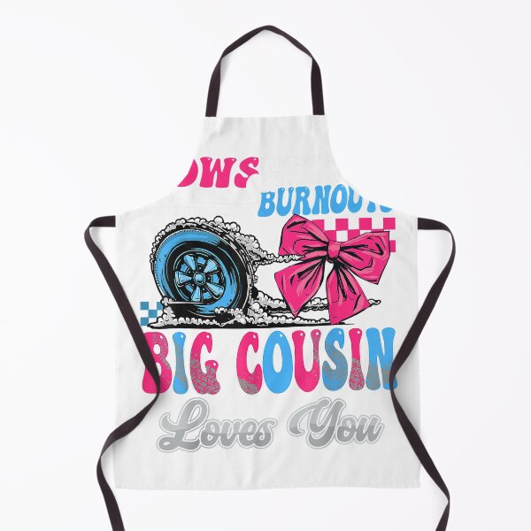 Item preview, Burnouts or Bows Big Cousin Loves You Gender Reveal Party T-Shirt designed and sold by VendaVirtualVip.