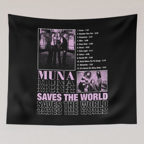 Item preview, Muna Band Save The World Album Pollstar Life's So Fun Tour designed and sold by garrett11864.