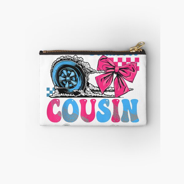 Item preview, Burnouts or Bows Cousin Loves You Gender Reveal Party T-Shirt designed and sold by teluguredbubble.