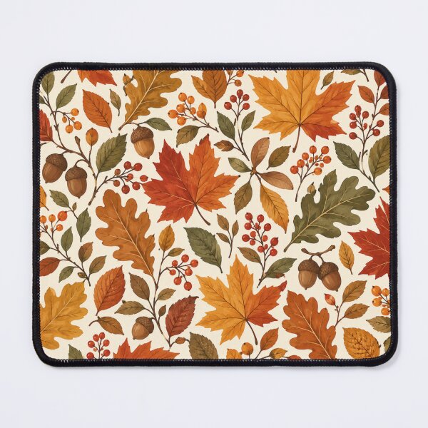Item preview, Autumn Leaves Botanical Pattern designed and sold by Kooyana04.