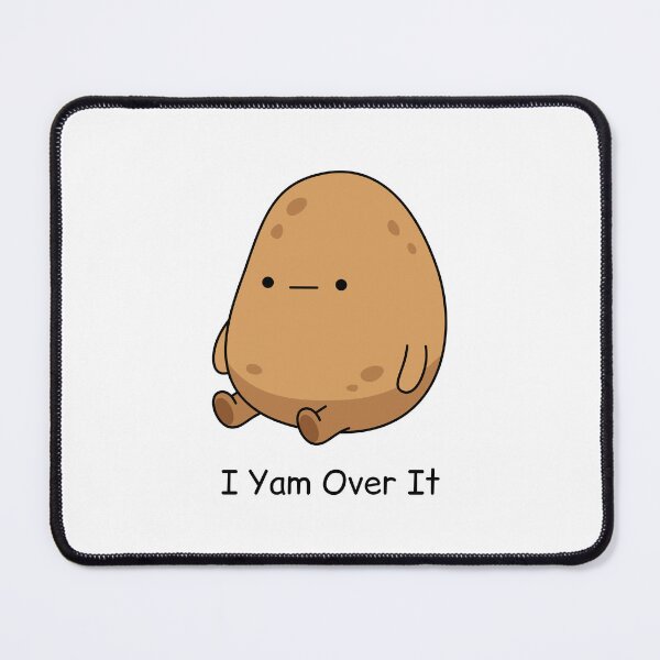 Item preview, I Yam Over It Cute Potato designed and sold by sweetfourty.