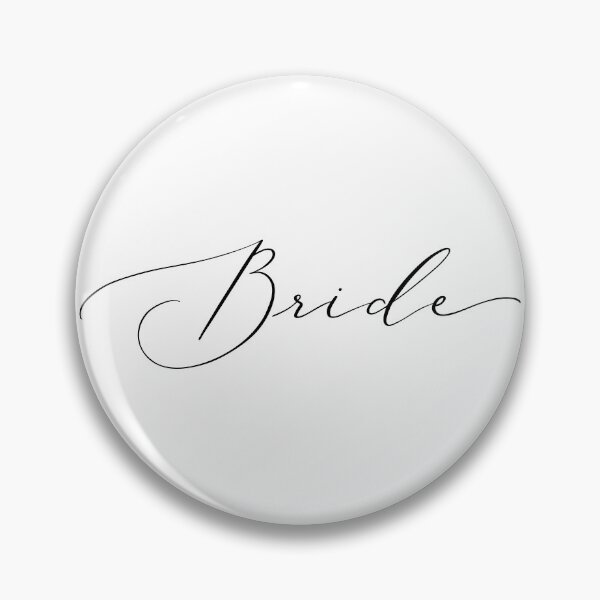 Item preview, Elegant Bride (Black Script/Cursive) designed and sold by S-NettiThings.