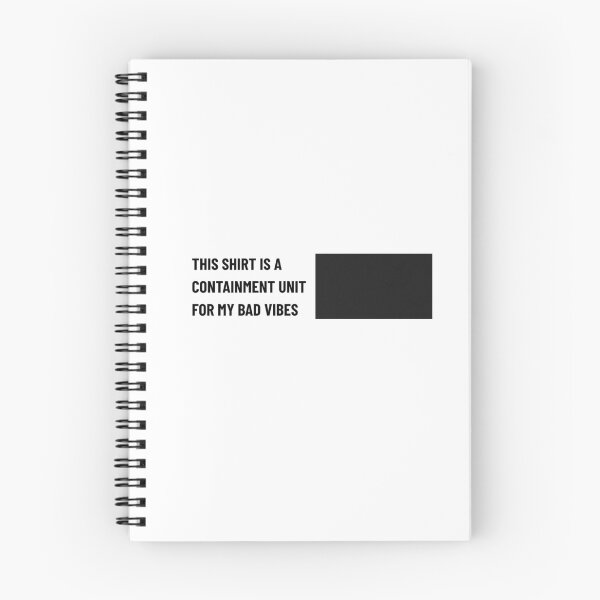 Item preview, Containment Unit For Bad Vibes Comic Sans Text Graphic designed and sold by Gameshalah's Designs Hub.