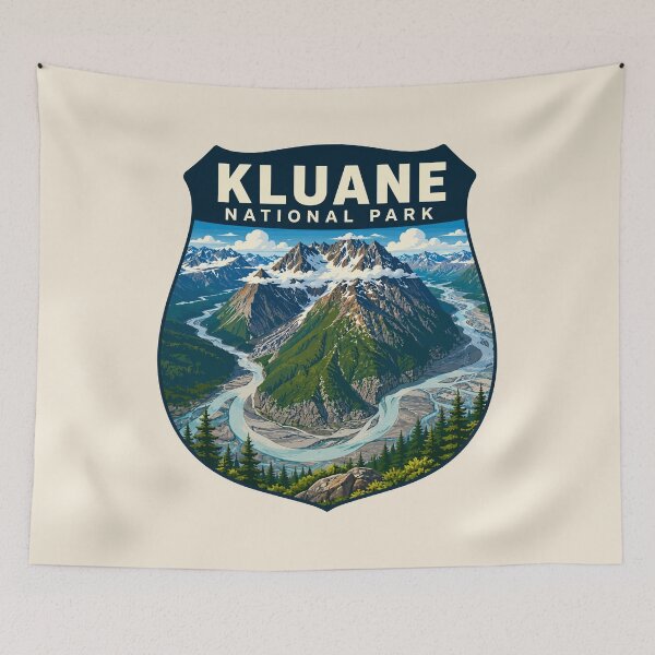 Item preview, Kluane National Park | Yukon Canada Mountain Adventure Design designed and sold by Gideon Emmerich.
