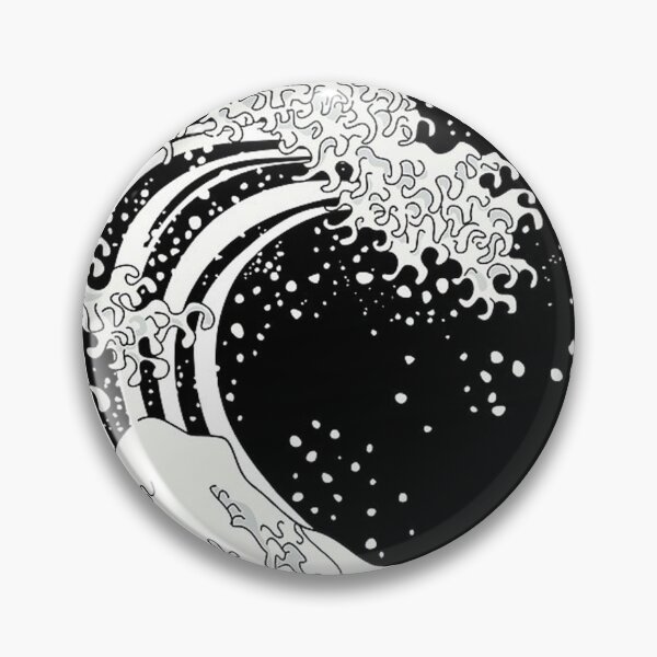 Item preview, Black and White Great Wave 2 designed and sold by JasonLSmith.